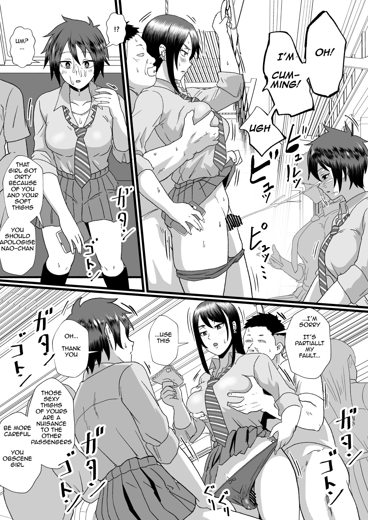 Hentai Manga Comic-The Perception-altering Man Who Appeared On The School Train-Read-14